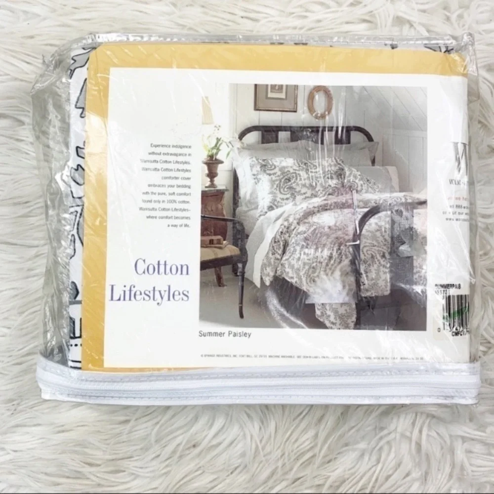 𝅺wamsutta Cotton Lifestyles Twin Comforter Cover